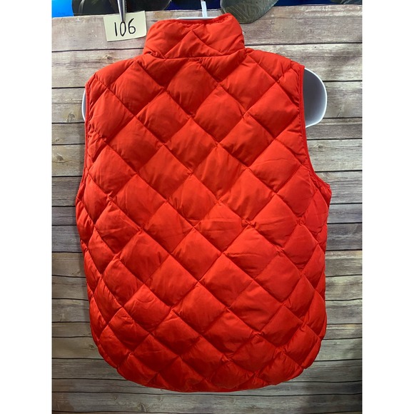 Woolrich Vest XXL 2XL Red Puffer Full Zip Pockets Insulated VTG Mens Gold Zipper - Picture 2 of 10